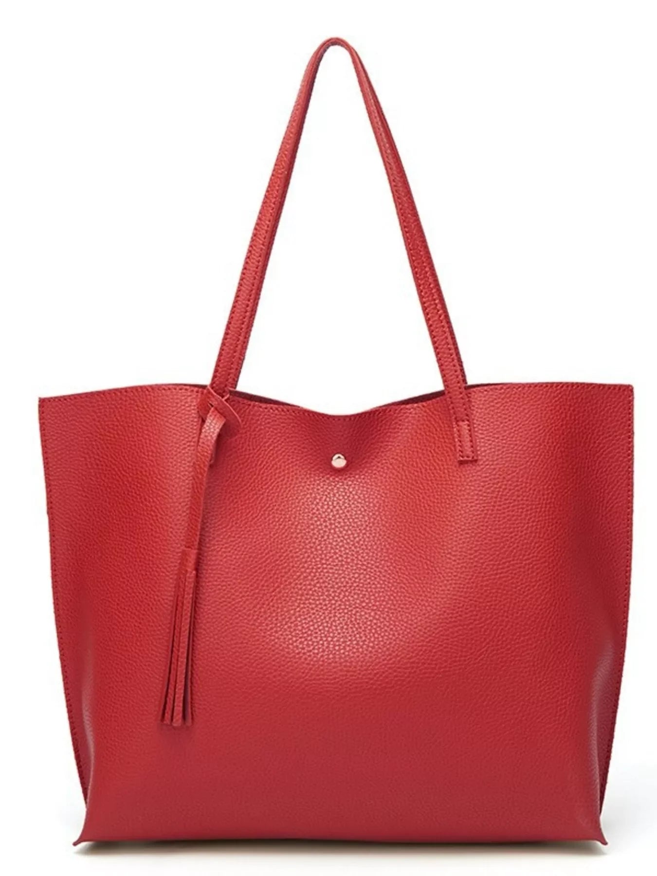 Tote Bag With Tassel And Interior Pockets - Southern Shores Clothing