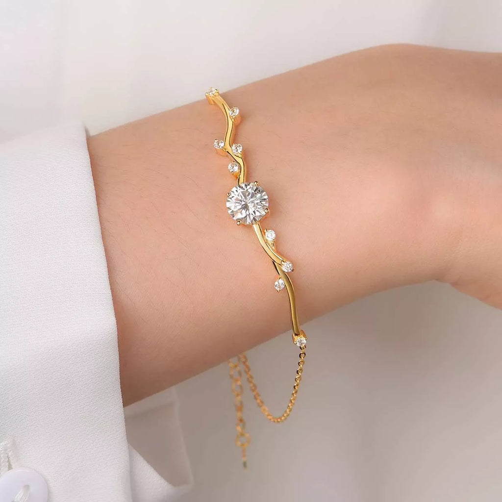 Southern Shores 2 Carat Moissanite 925 Sterling Silver Bracelet