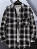 Plus Size Oversized Plaid Button Up Shirt - Southern Shores Clothing