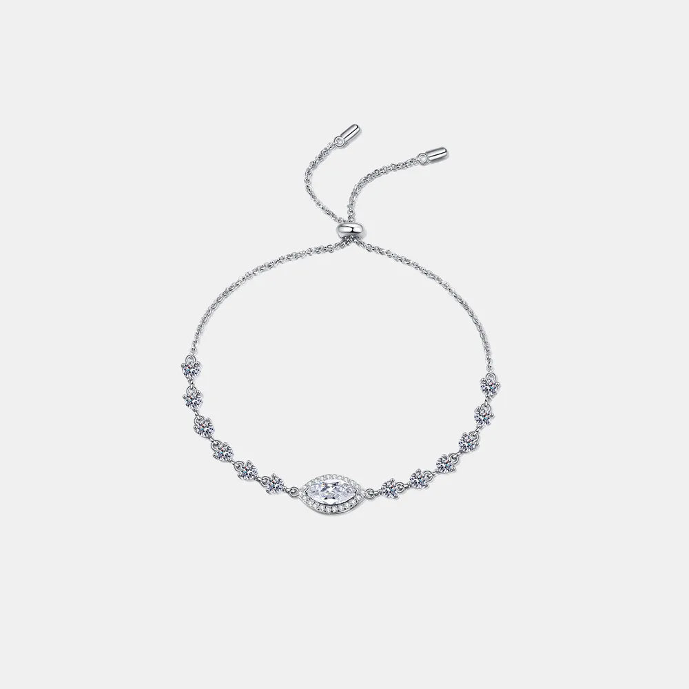 Southern Shores 1 Carat Moissanite Sterling Silver Bracelet