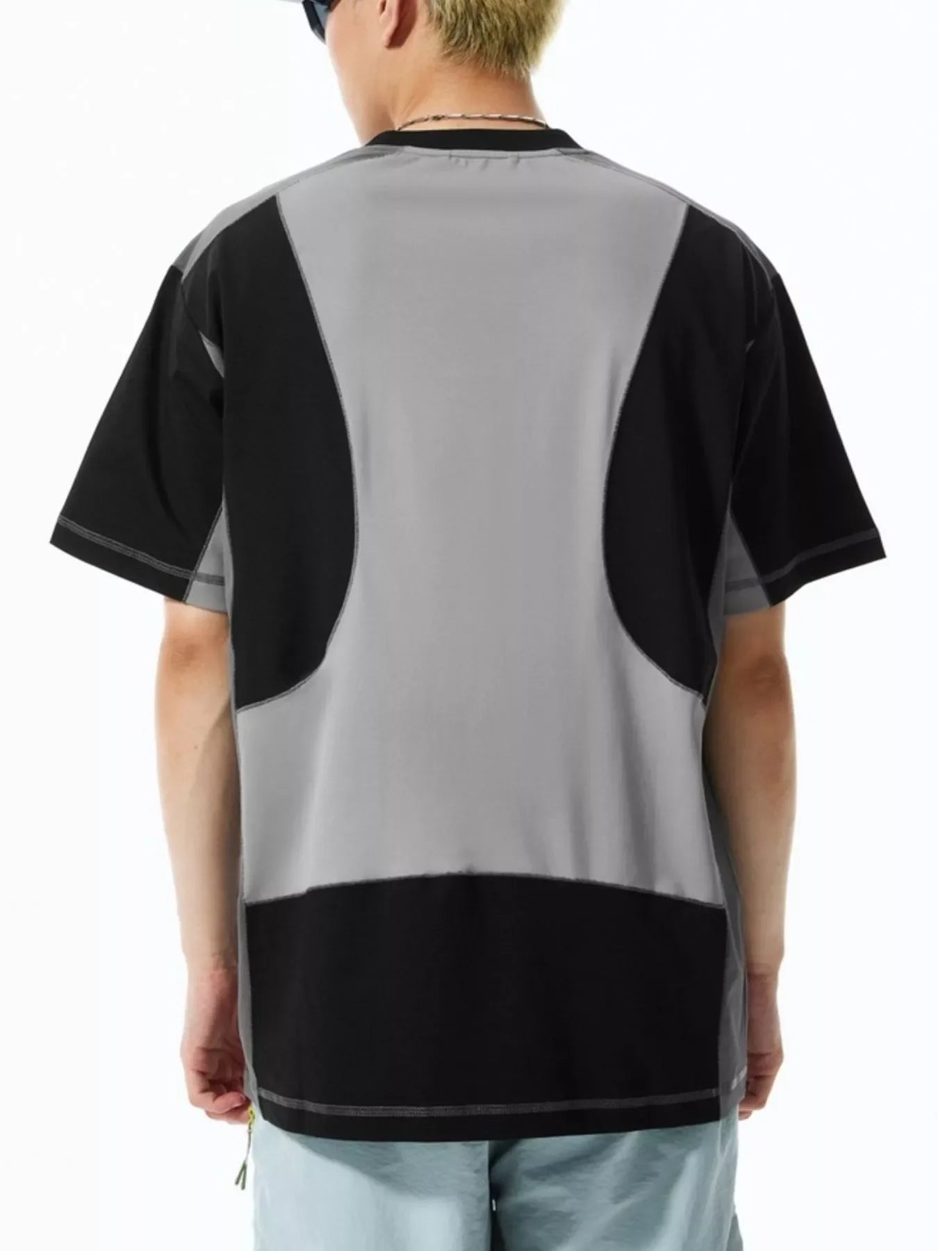 Relaxed Fit Contrast Stitch Polyester T Shirt - Southern Shores Clothing