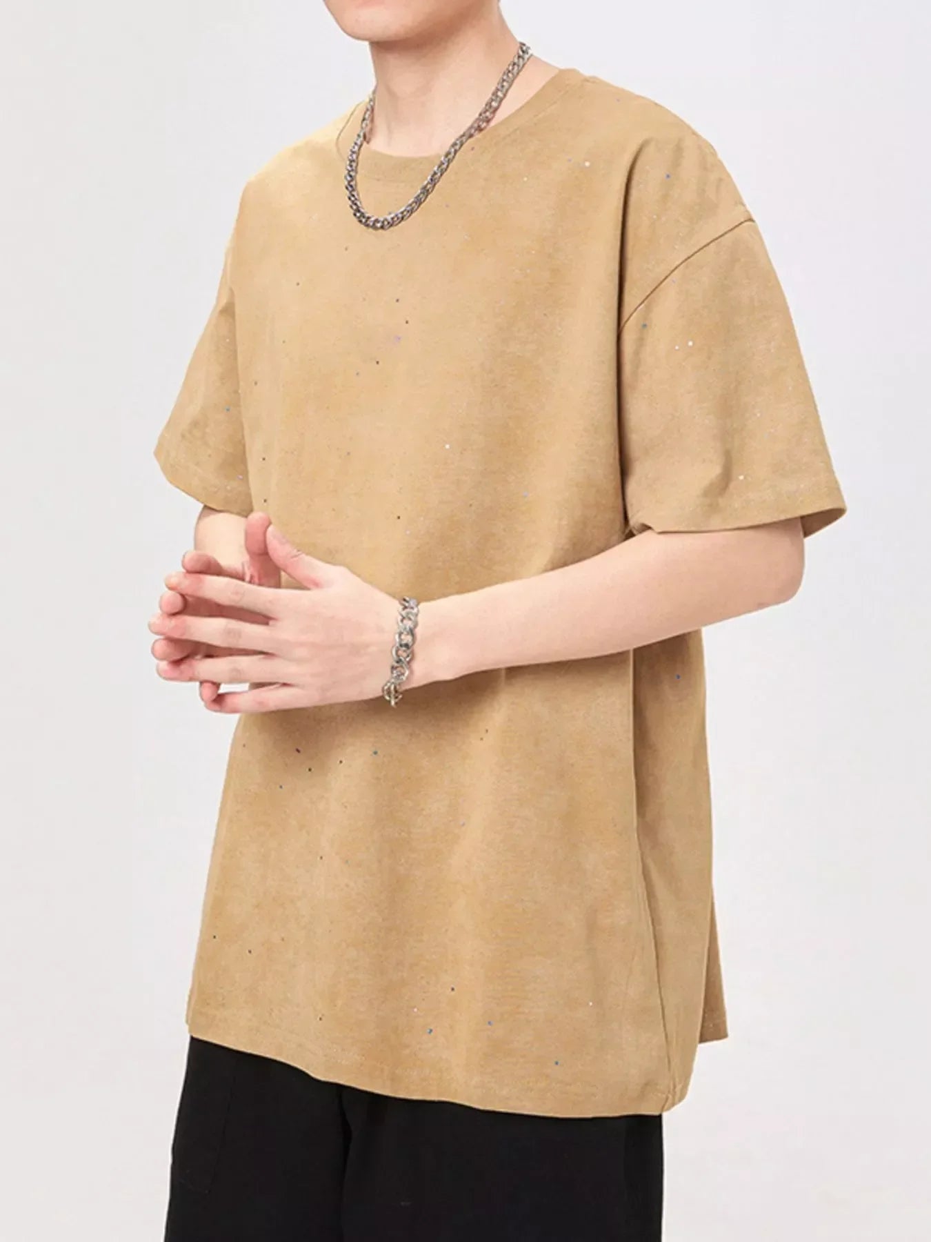 Plus Size Oversized Round Neck T Shirt Relaxed Fit - Southern Shores Clothing