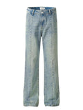 Relaxed Fit Stretch Wide Leg Denim Jeans - Southern Shores Clothing