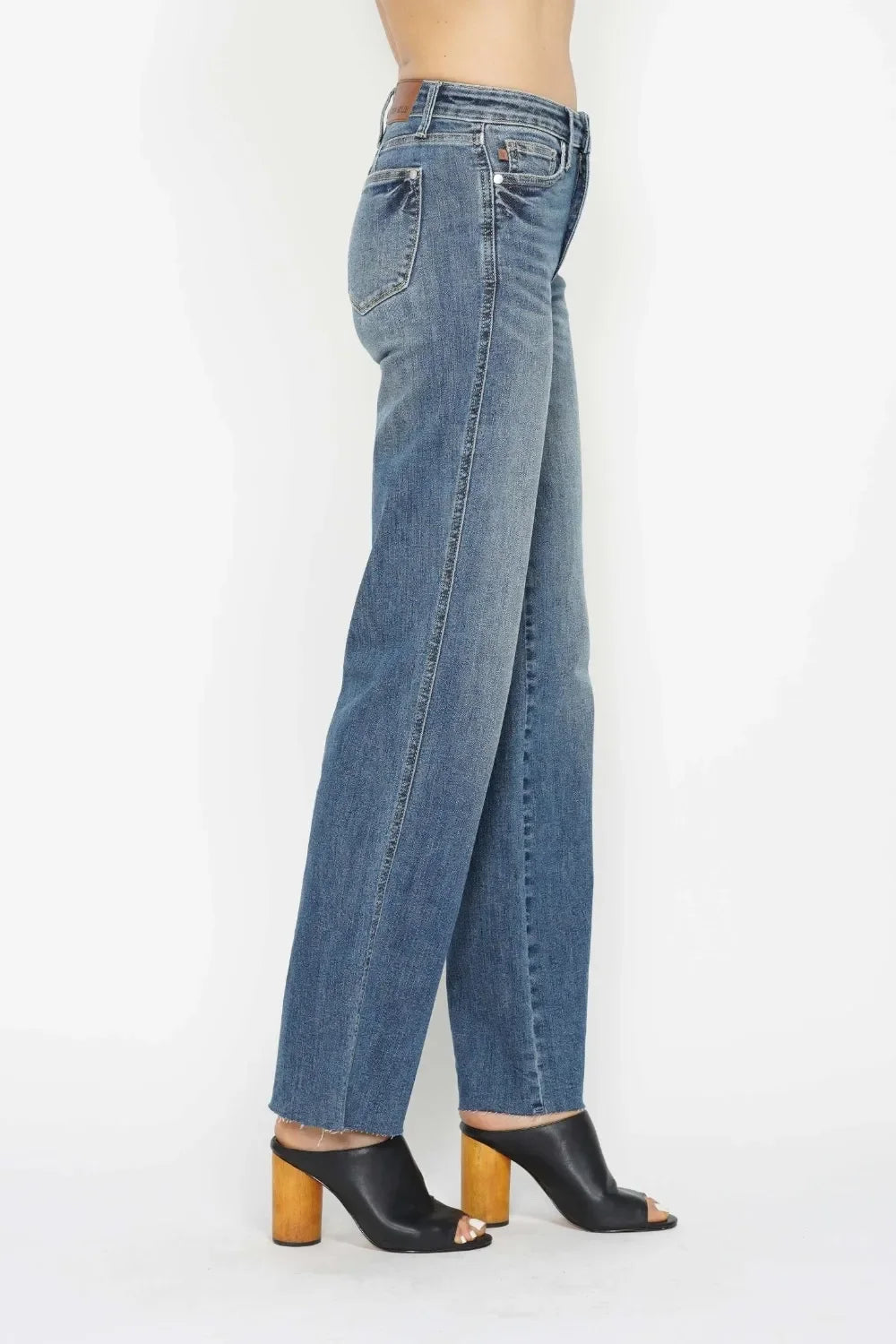 Tummy Control Straight Jeans Slimming Fit - Southern Shores Clothing