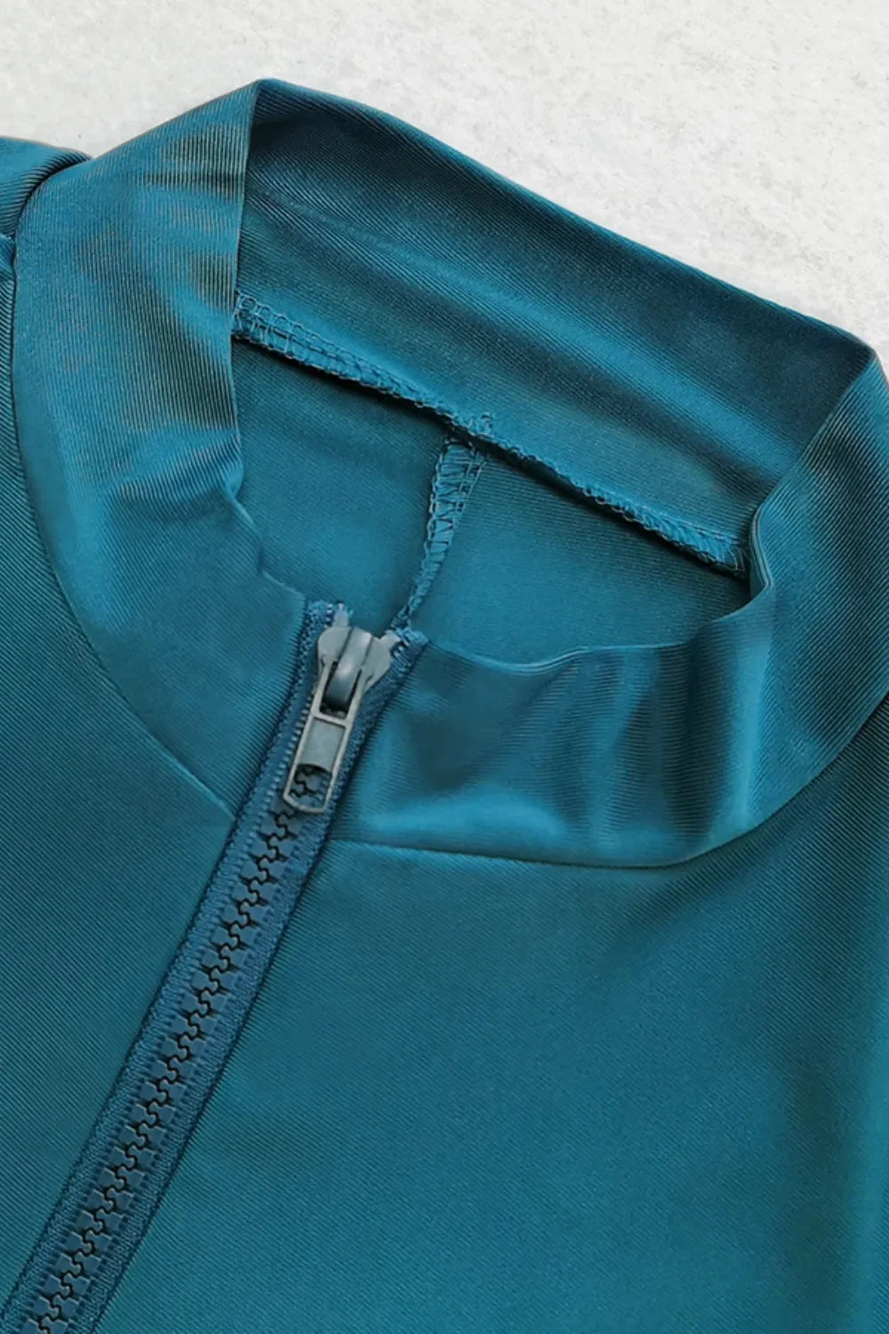 Three Piece Cap Quarter Zip Top And Pants Swim Set For Travel - Southern Shores Clothing
