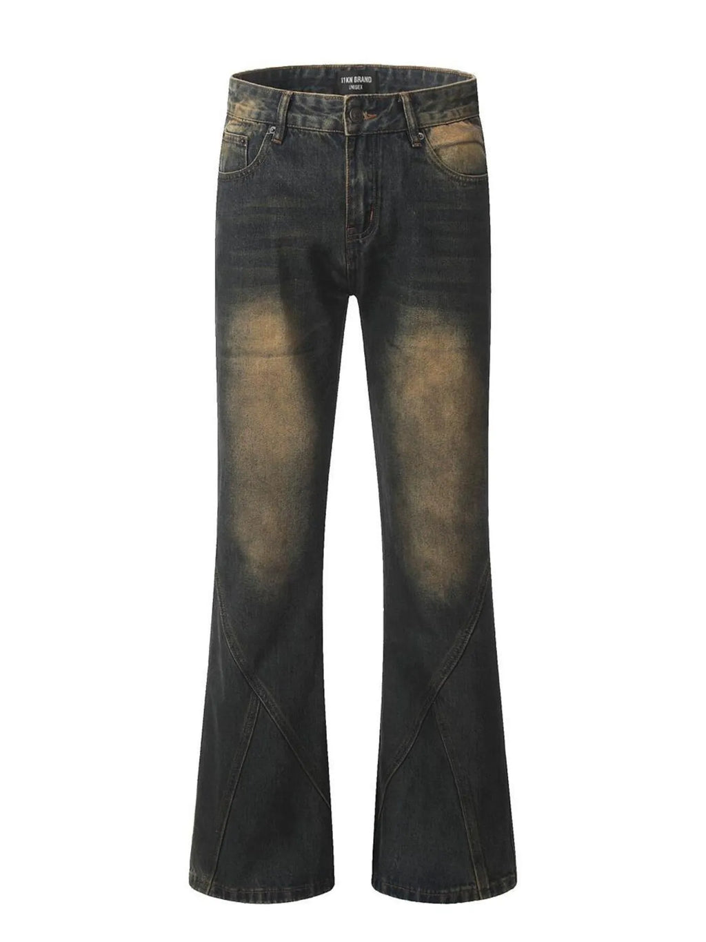Men's Washed Flare Jeans