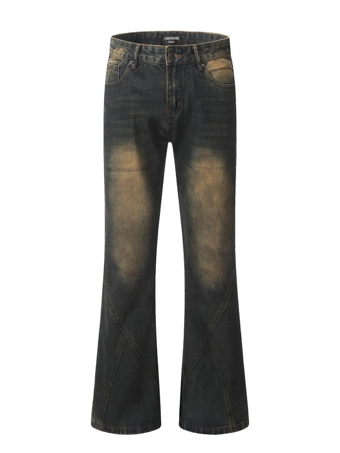 Men's Washed Flare Jeans