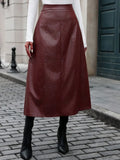Elegant High Waist Midi Skirt For Summer - Southern Shores Clothing
