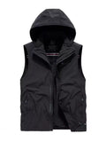 Coastal Plus Size Hooded Zip Vest With Stretch - Southern Shores Clothing