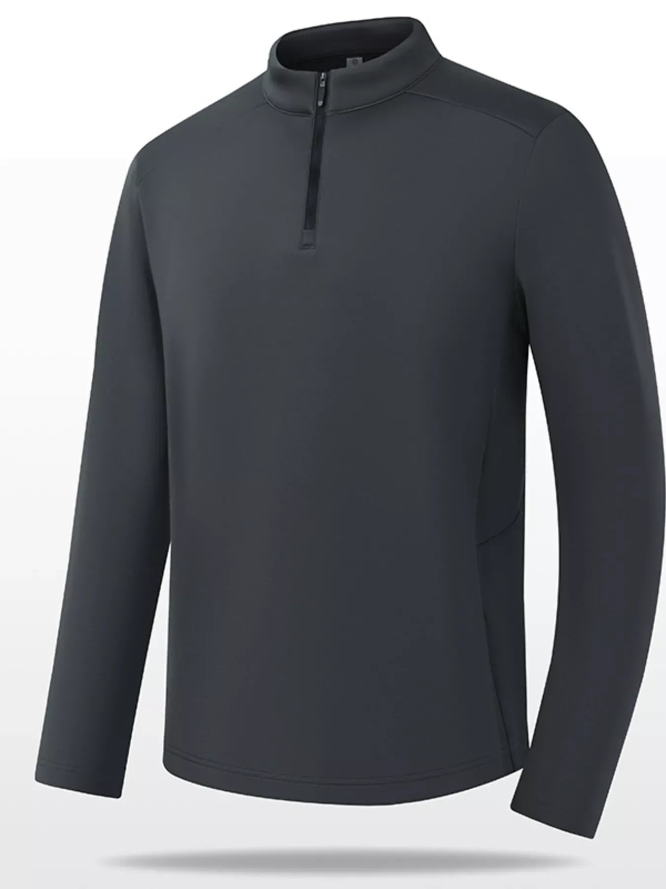 Plus Size Quarter Zip Sweatshirt With Stretch Material - Southern Shores Clothing