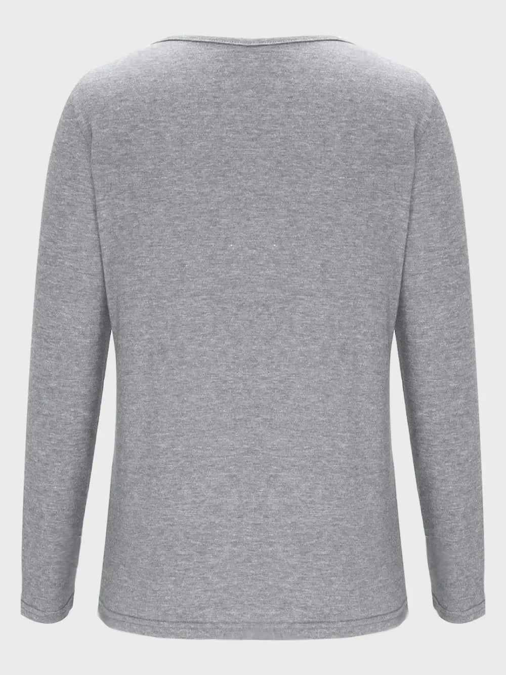 Crisscross V-Neck Long Sleeve T-Shirt - Southern Shores Clothing