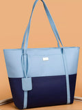 Two-Tone Tote Bag Shopping Carryall Casual Daily - Southern Shores Clothing