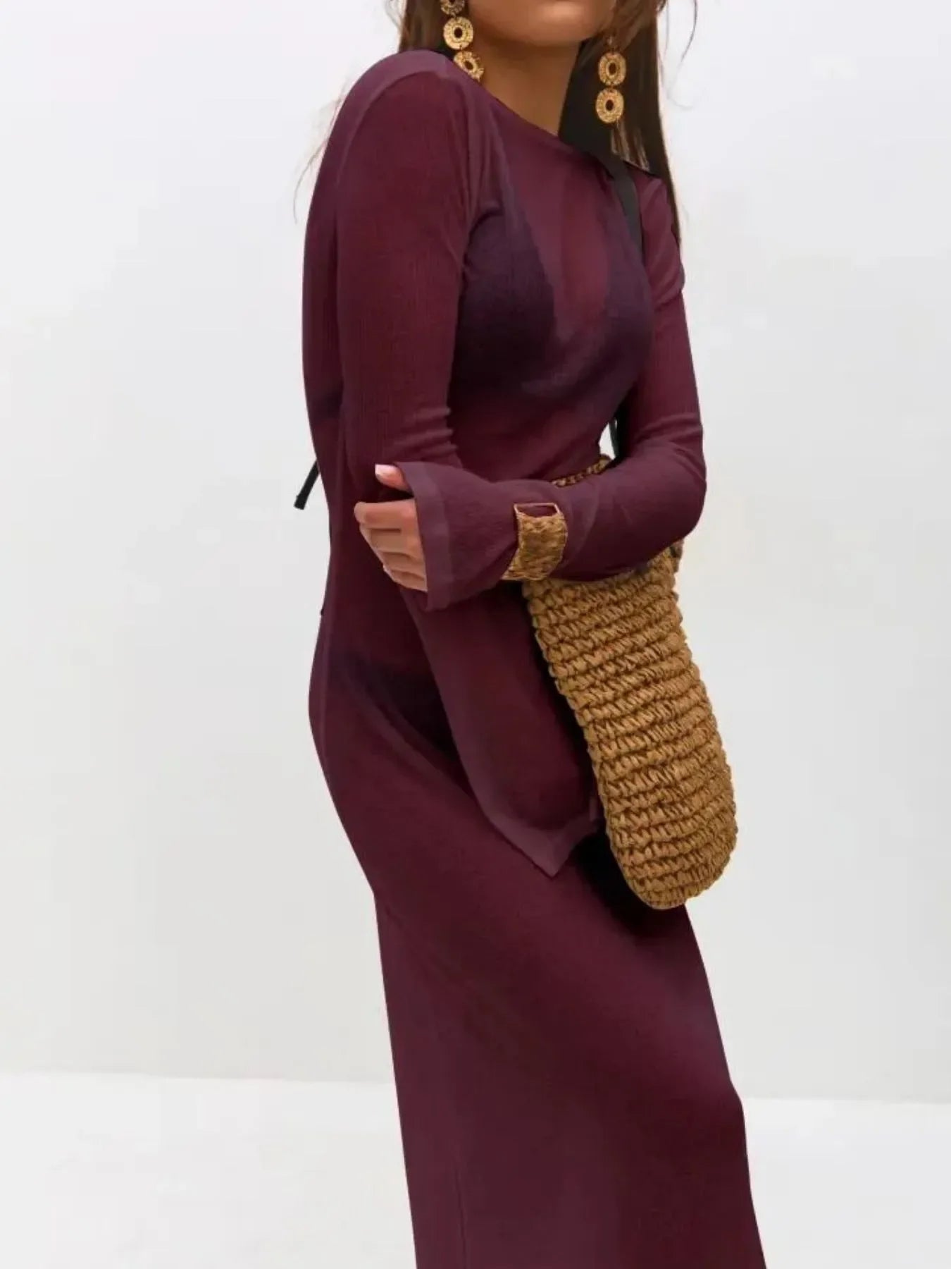 Backless Long Sleeve Maxi Cover-Up For Beach Days - Southern Shores Clothing