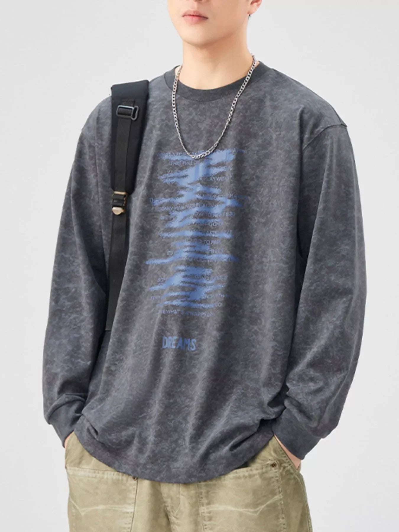 Plus Size Oversized Graphic Long Sleeve T Shirt - Southern Shores Clothing