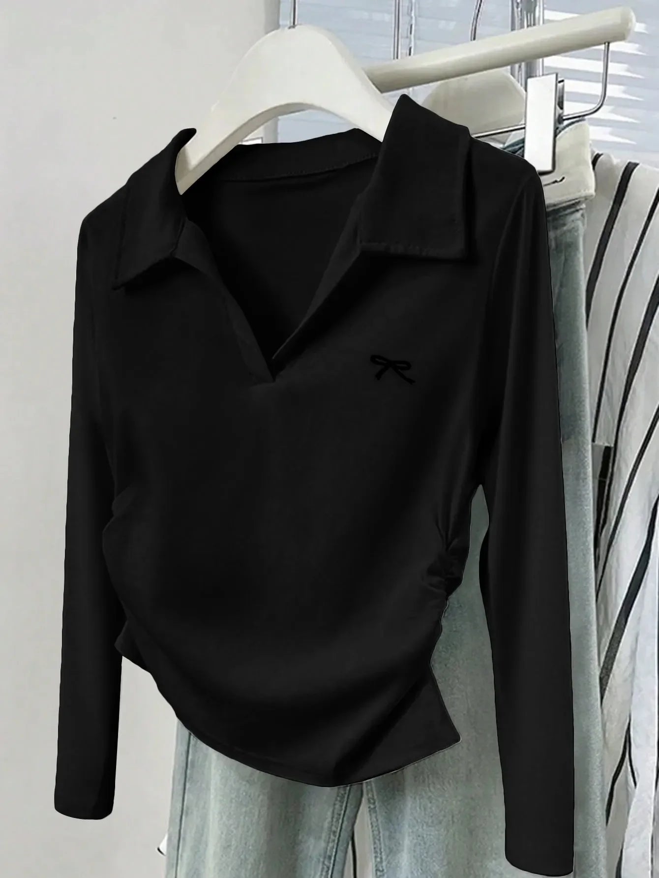 Johnny Collar Long Sleeve T-Shirt - Southern Shores Clothing