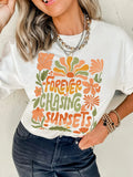 Round Neck Stretch T Shirt With Slightly Stretchy Fabric - Southern Shores Clothing