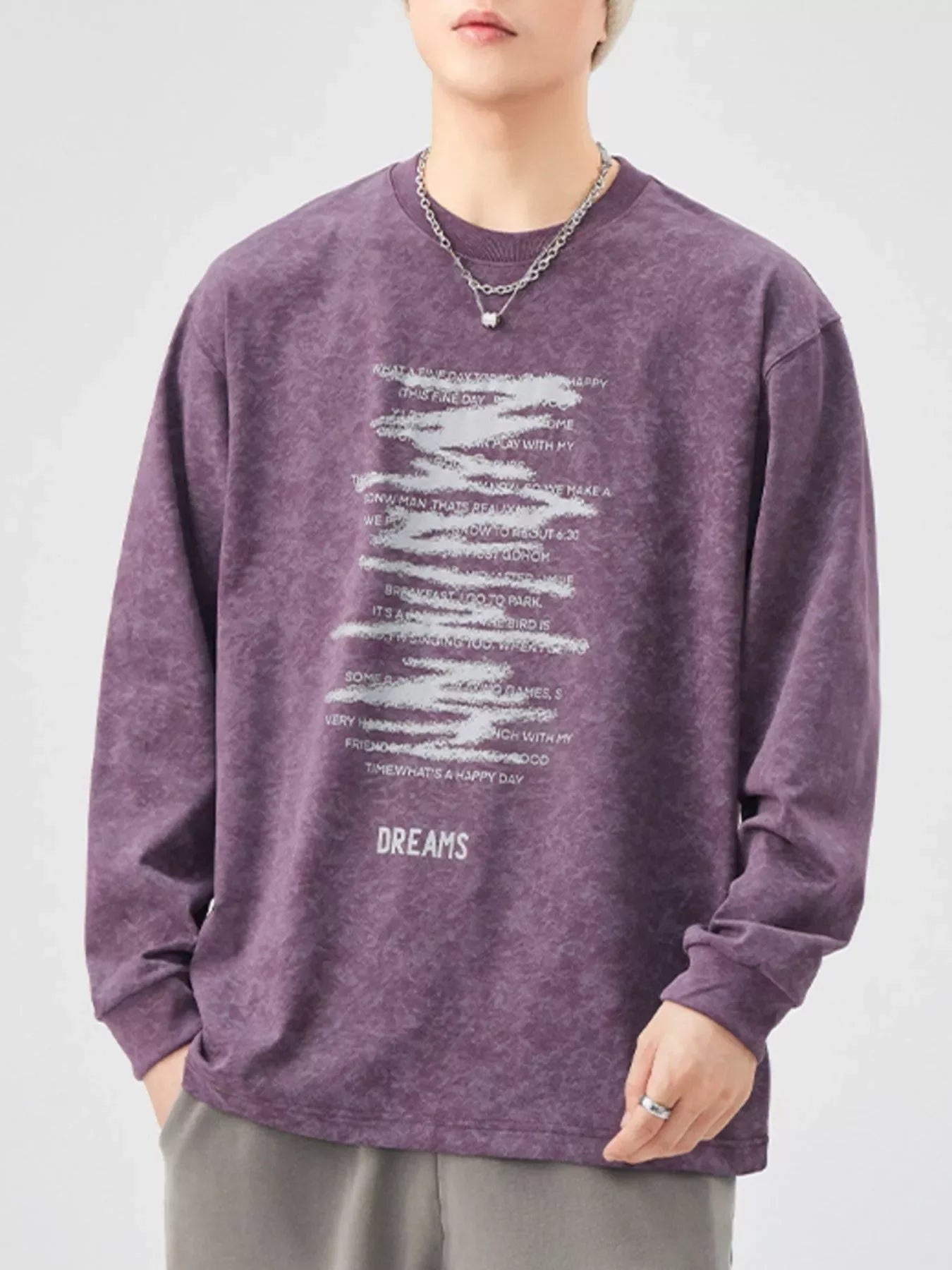 Plus Size Oversized Graphic Long Sleeve T Shirt - Southern Shores Clothing