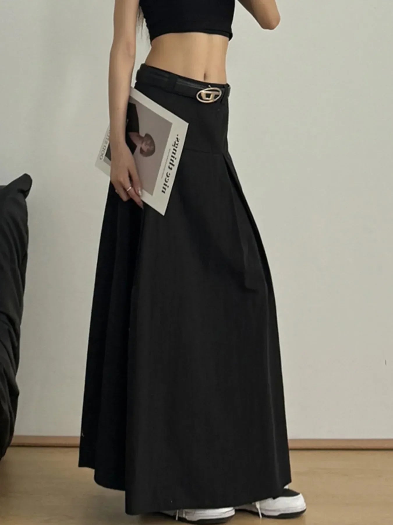 Lightweight High Waist A-Line Maxi Skirt For Summer - Southern Shores Clothing