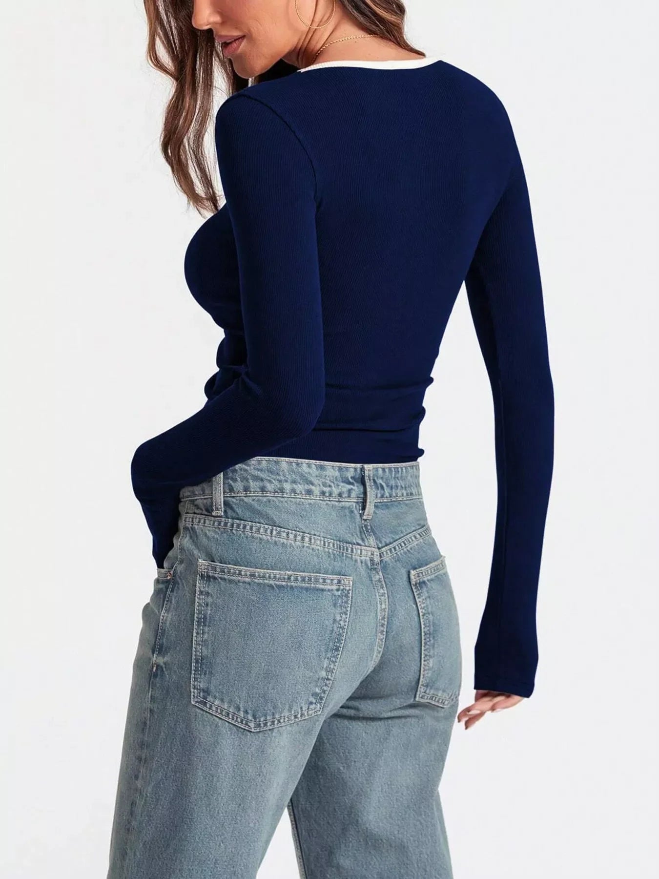 Scoop Neck Long Sleeve T-Shirt - Southern Shores Clothing