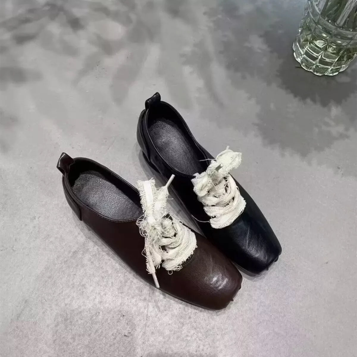 Square Toe Block Heels Pumps Classic Dress Shoes - Southern Shores Clothing