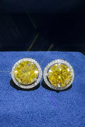 4 Carat Moissanite Sterling Silver Earrings - Southern Shores Clothing