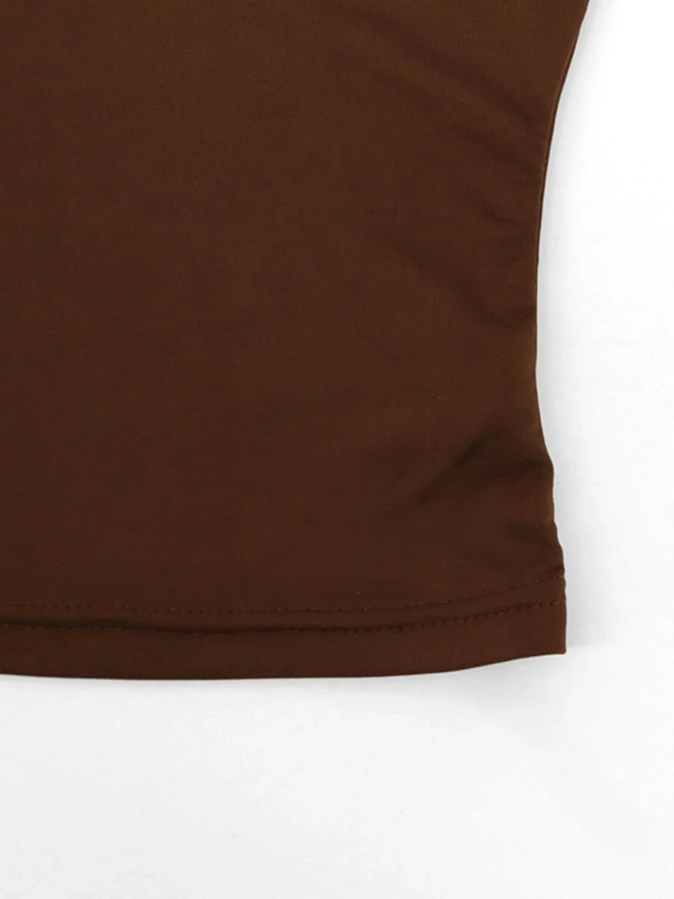 Ruched Cowl Neck Cami Top With Slight Stretch Slim Fit Silhouette - Southern Shores Clothing
