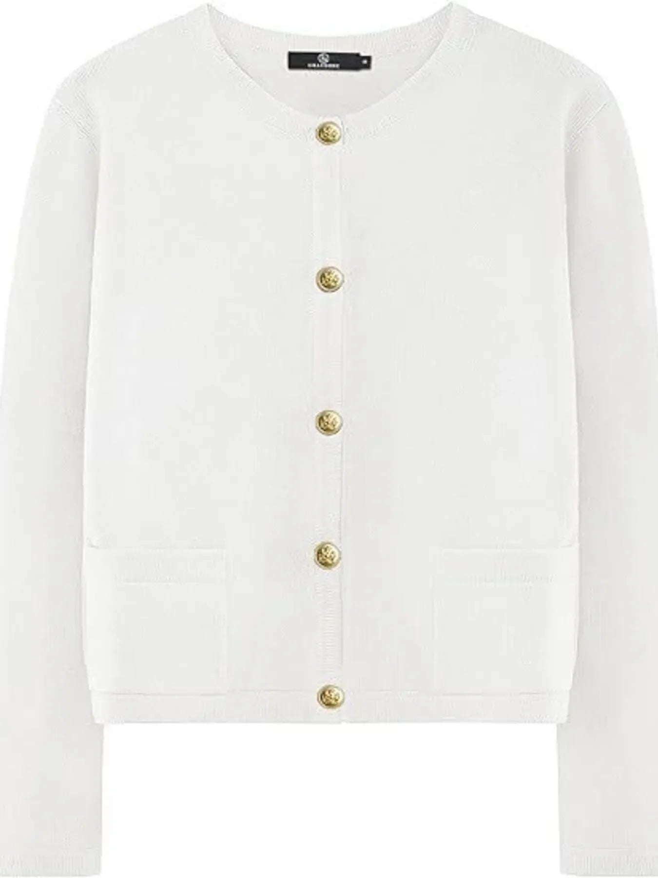 Striped Button-Up Cardigan With Lightweight Knit - Southern Shores Clothing