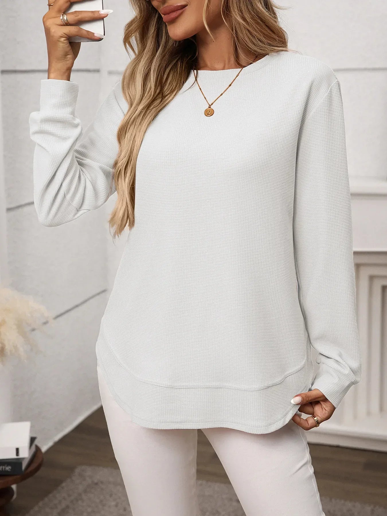 Long Sleeve Round Neck T-Shirt - Southern Shores Clothing