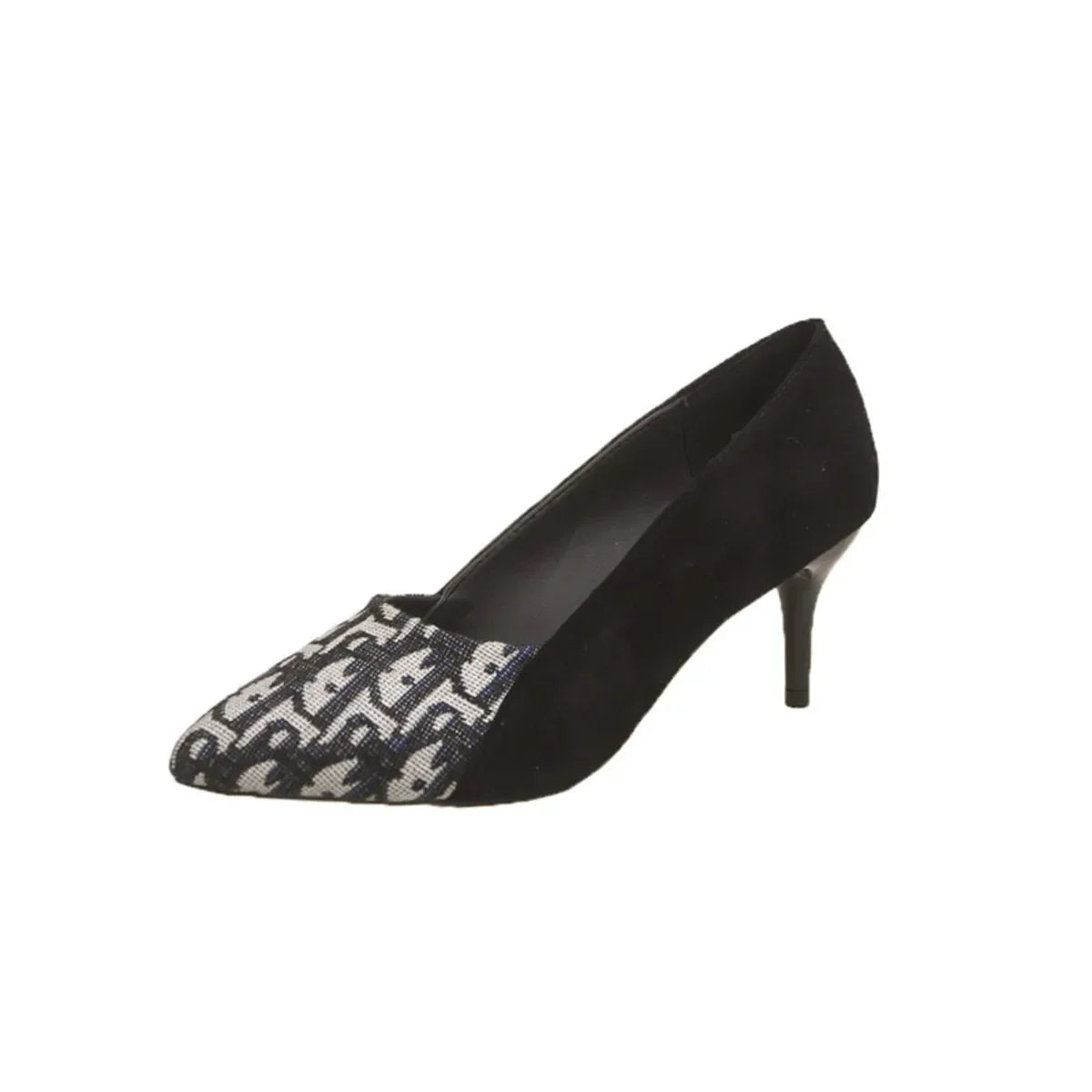 Point Toe Suede Pumps High Heel Dress Shoes