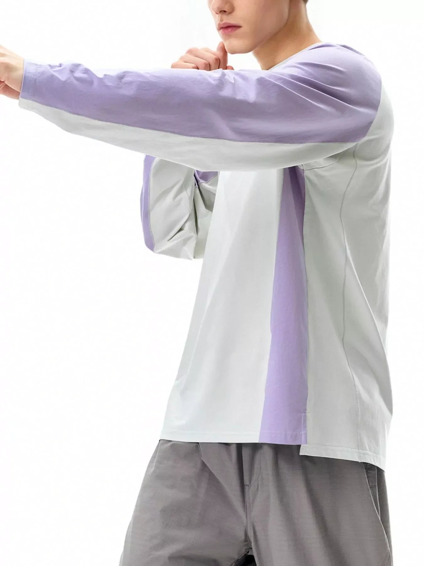 Slim Fit Raglan Long Sleeve T Shirt Polyester - Southern Shores Clothing