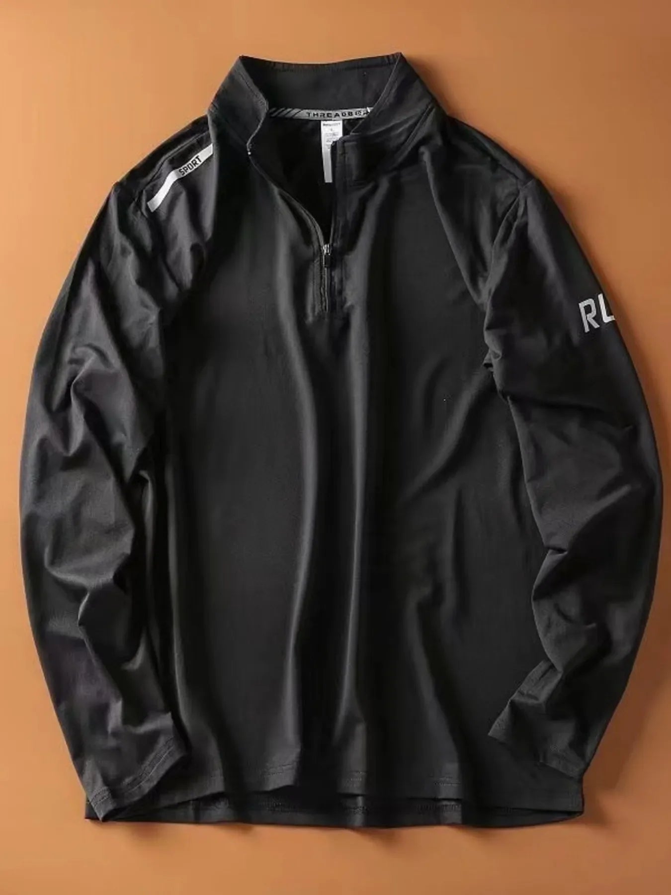 Plus Size Quarter-Zip Long Sleeve Sweatshirt - Southern Shores Clothing