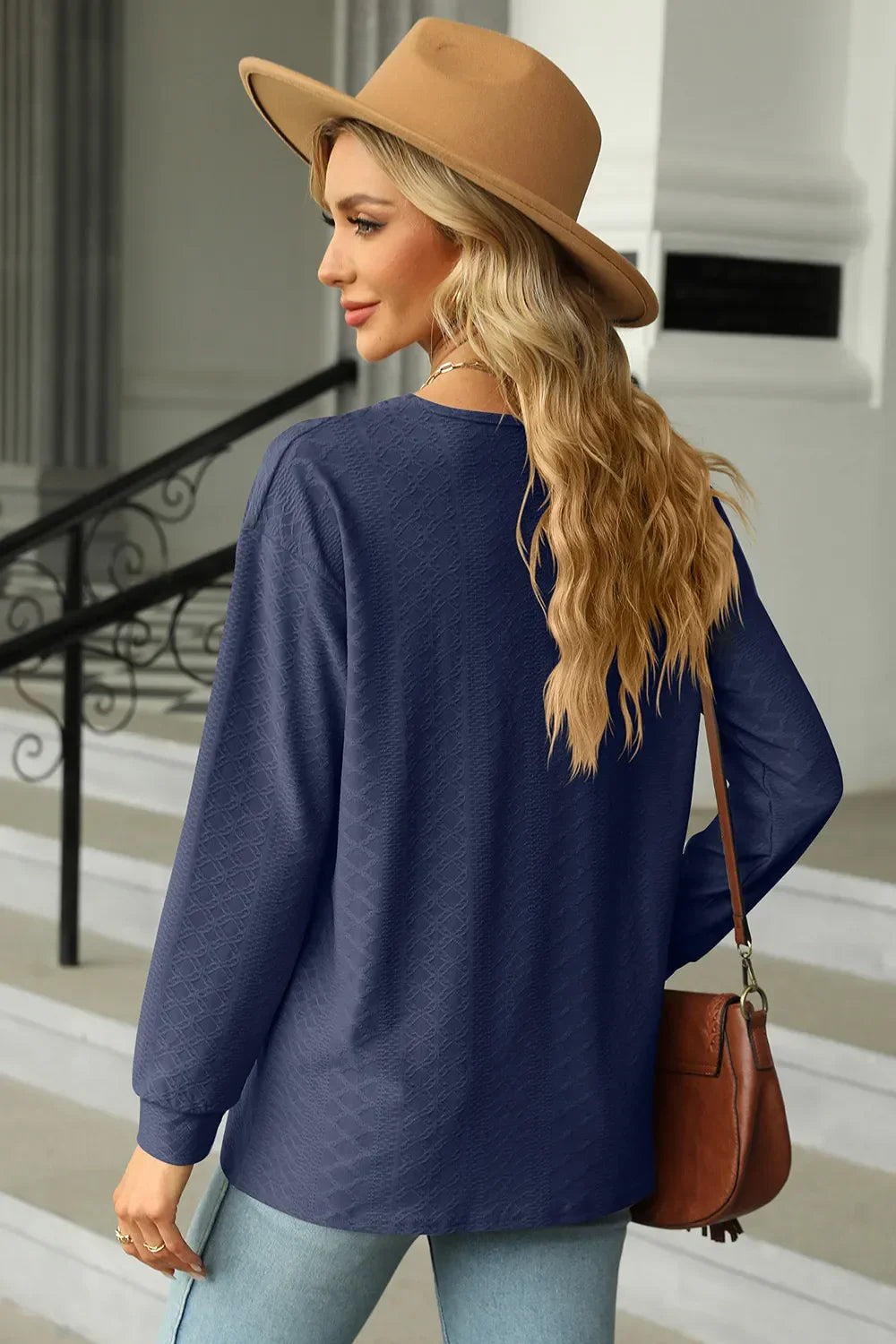 V-Neck Long Sleeve T-Shirt - Southern Shores Clothing