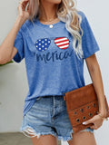 US Flag Glasses Graphic Tee With Stretch Relaxed Fit - Southern Shores Clothing