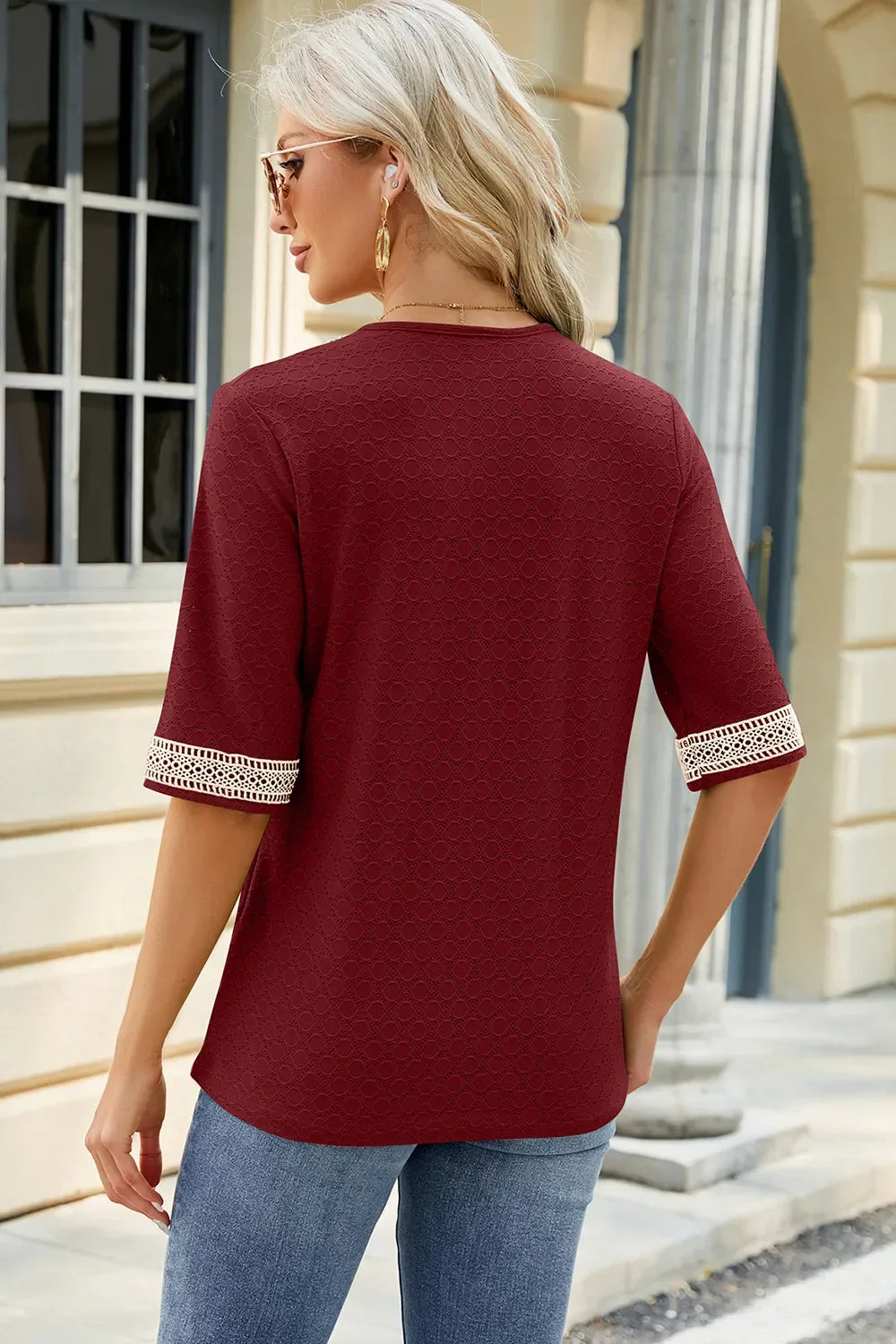 V-Neck Half Sleeve T-Shirt - Southern Shores Clothing