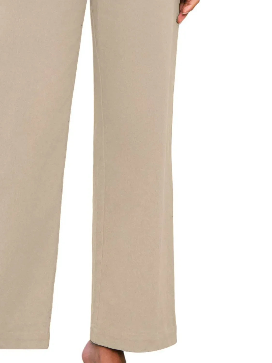 High Waist Wide Leg Relaxed Pants With Comfortable Fit - Southern Shores Clothing