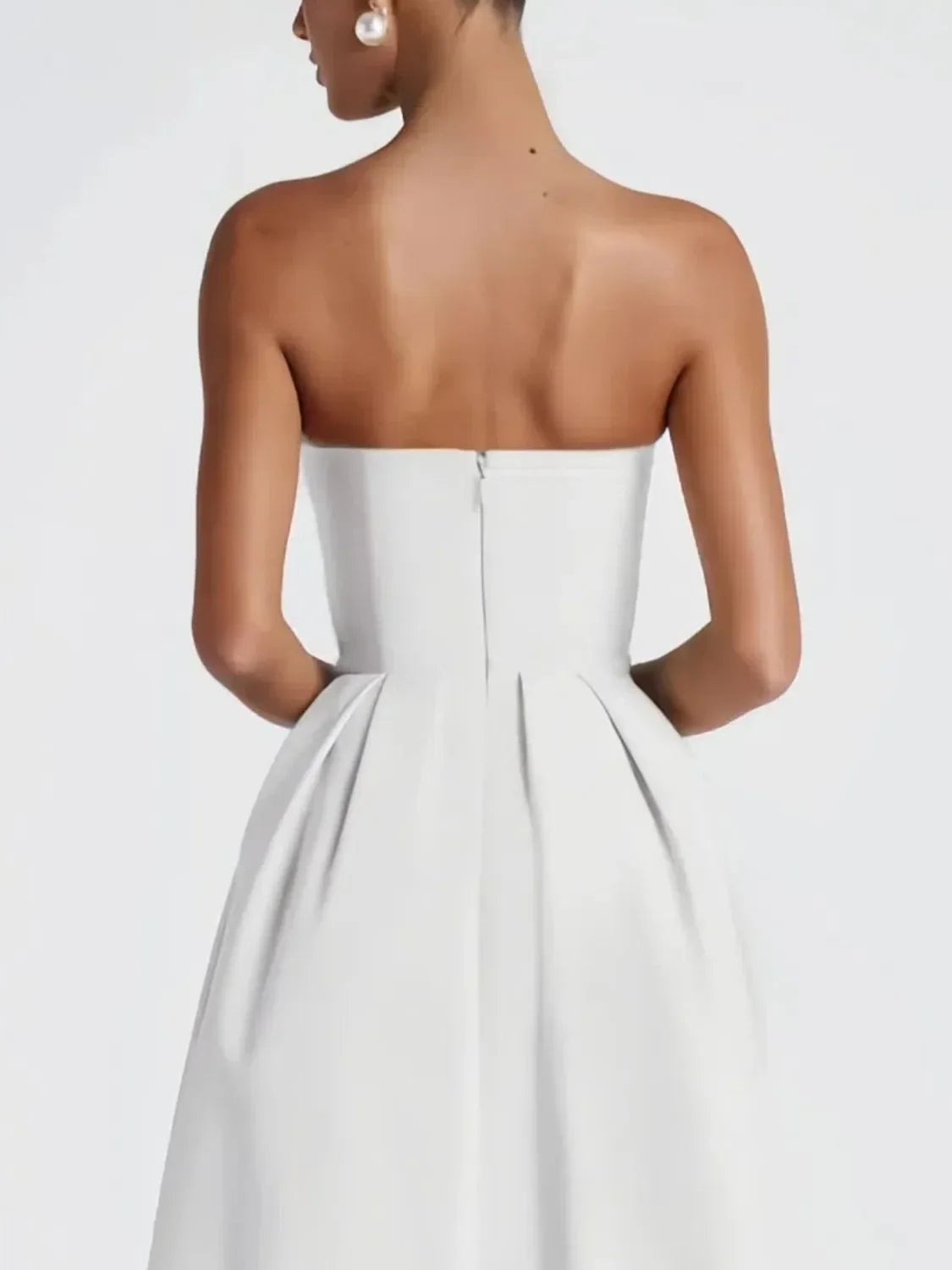 Tube Midi Dress With Clean Silhouette For Coastal Style - Southern Shores Clothing
