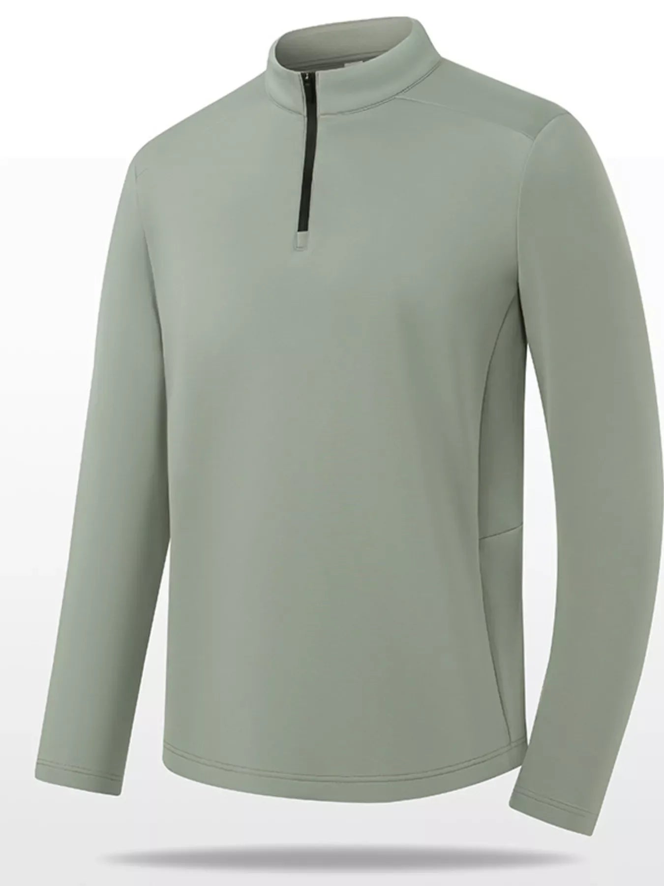 Plus Size Quarter Zip Sweatshirt With Stretch Material - Southern Shores Clothing