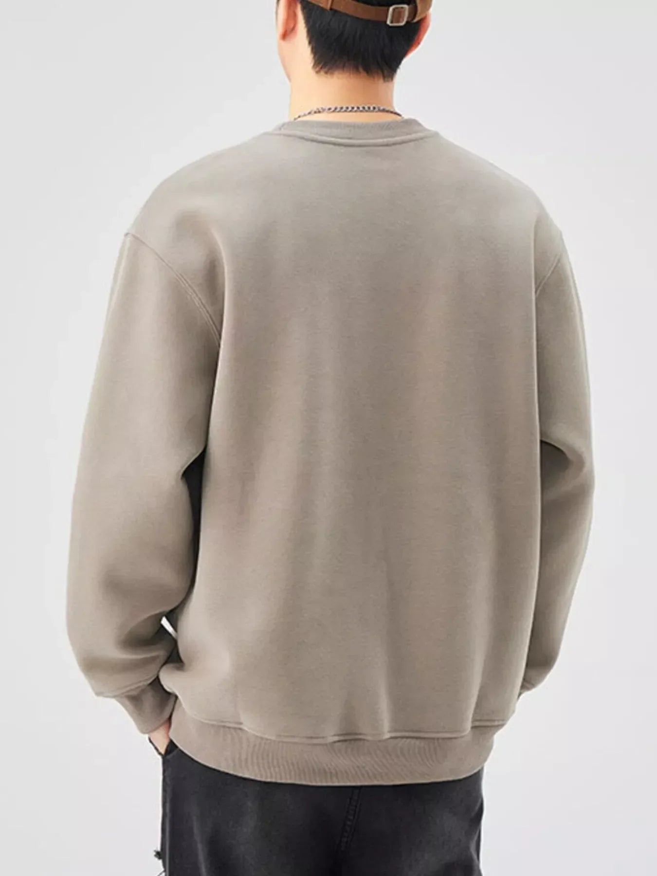 Oversized Plus Size Graphic Crew Neck Sweatshirt - Southern Shores Clothing