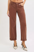 Plus Size Tummy Control Mid Rise Ankle Jeans - Southern Shores Clothing