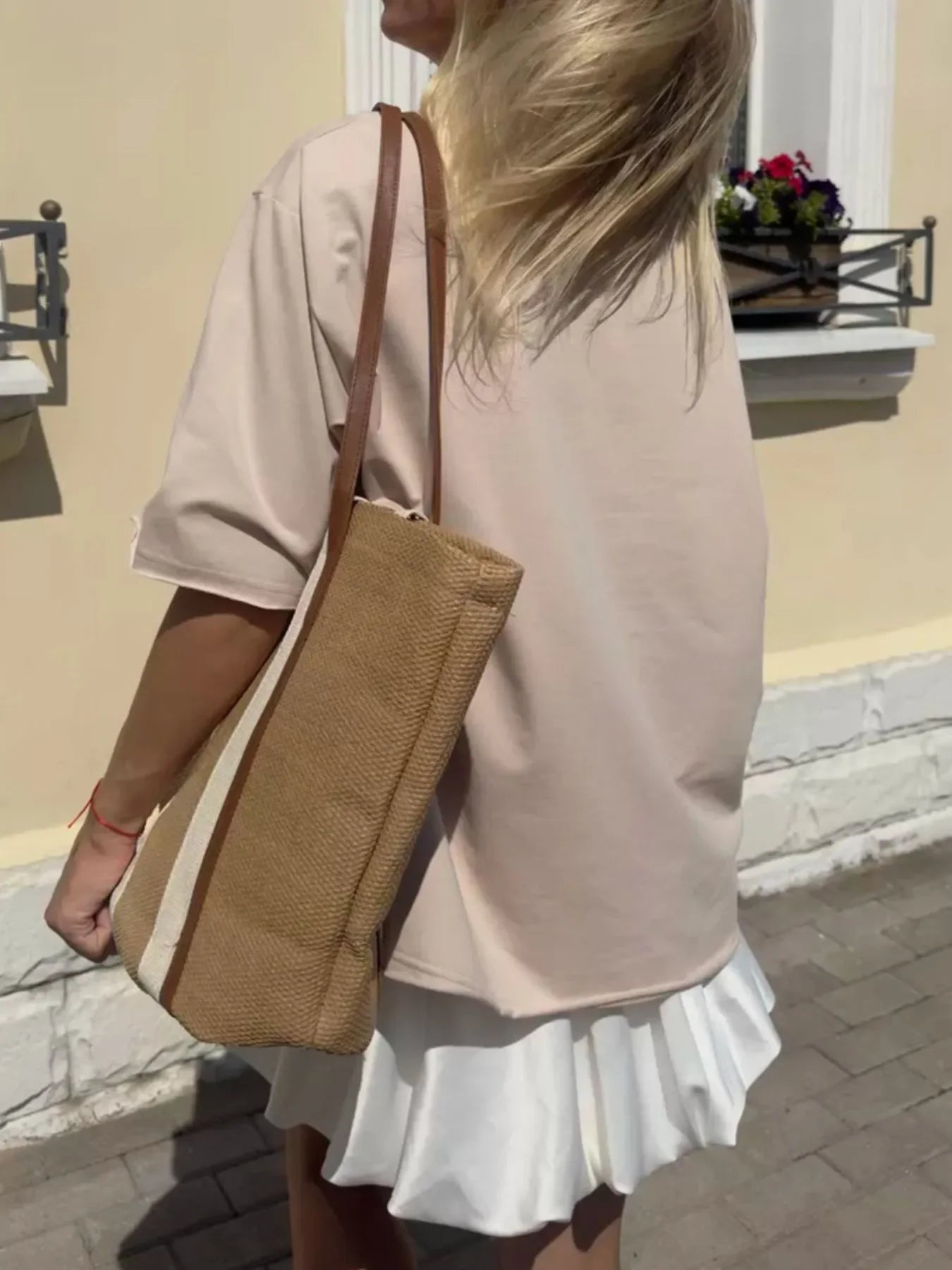 Oversized Round Neck Half Sleeve T Shirt With Relaxed Fit - Southern Shores Clothing