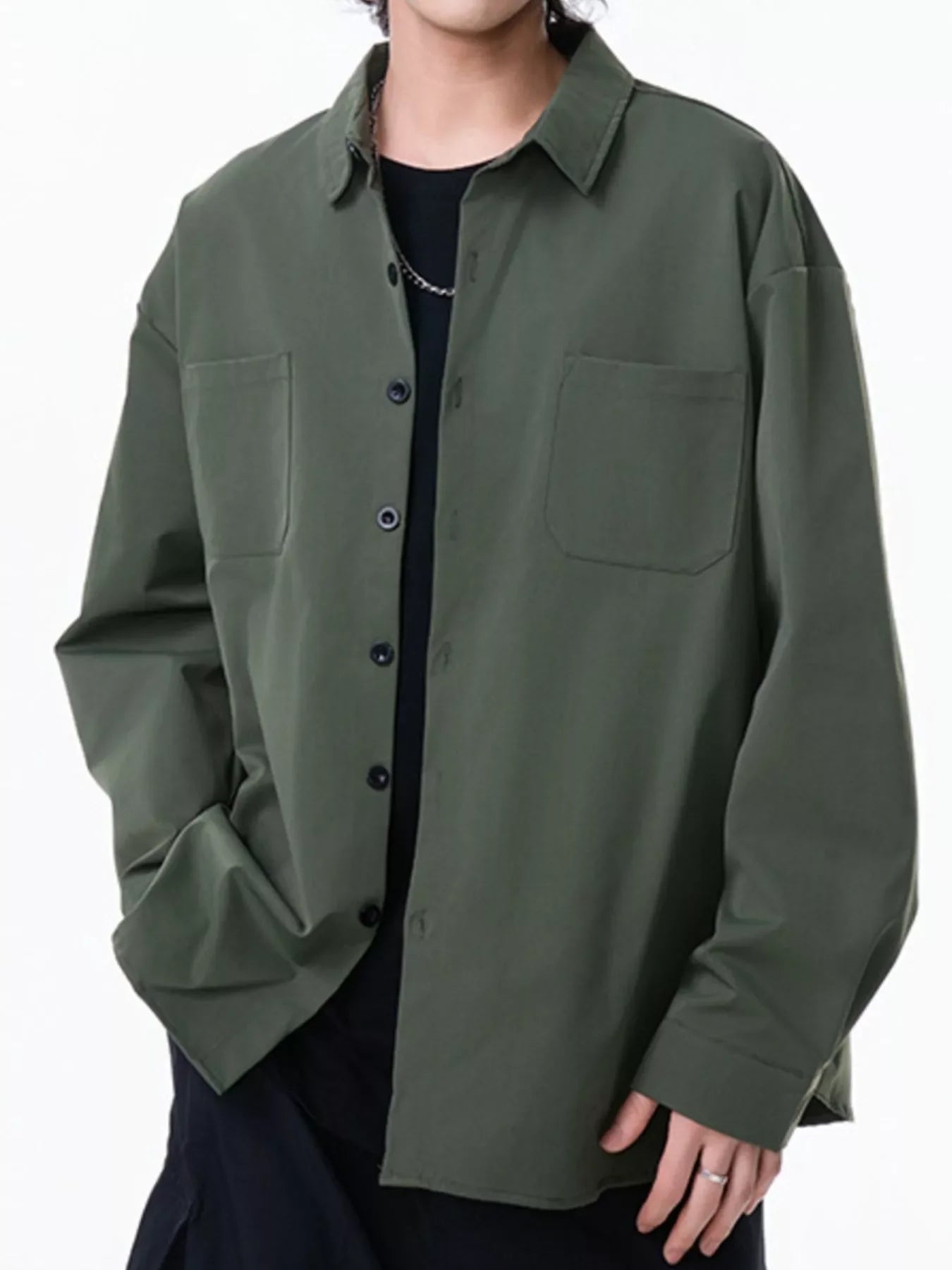 Plus Size Oversized Button Up Long Sleeve Shirt - Southern Shores Clothing