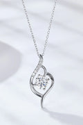 Platinum-Plated 1 Carat Moissanite Necklace - Southern Shores Clothing