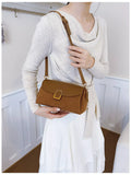 Buckle Flap Crossbody Bag With Secure Strap - Southern Shores Clothing