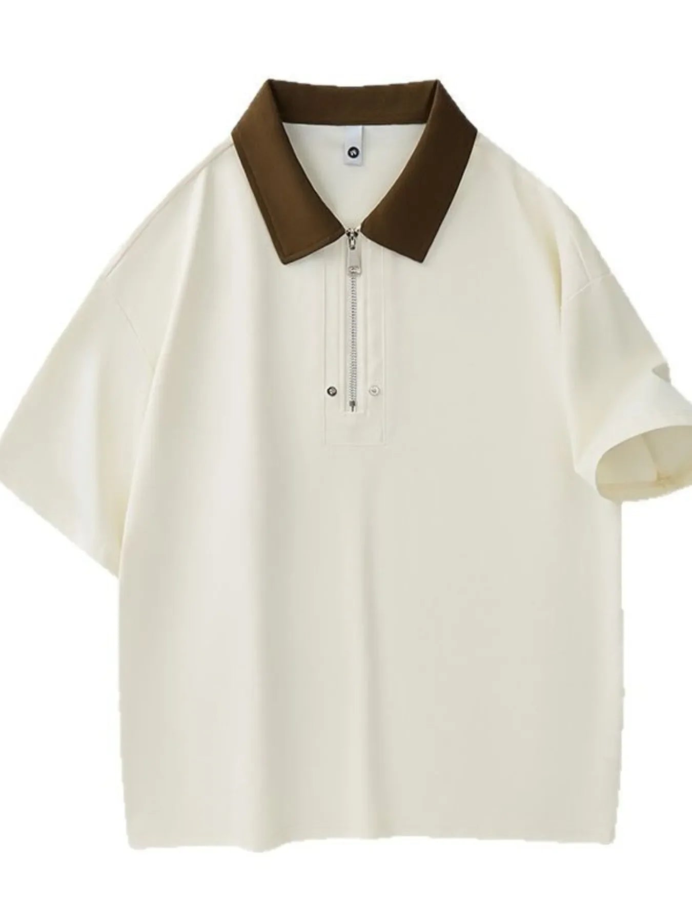 Plus Size Stretch Quarter Zip Short Sleeve Polo - Southern Shores Clothing