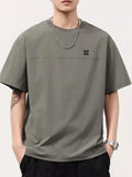 Plus Size Stretch Round Neck T Shirt Relaxed Fit - Southern Shores Clothing