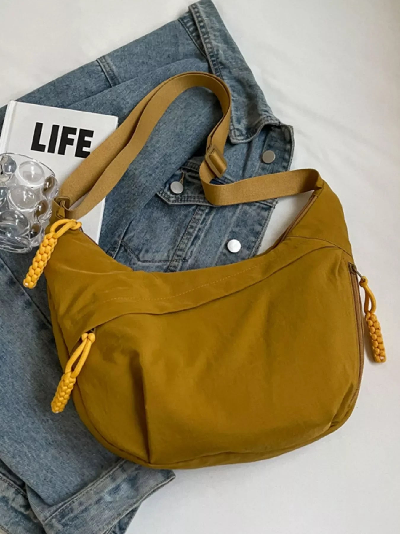 Casual Lightweight Polyester Crossbody Bag - Southern Shores Clothing