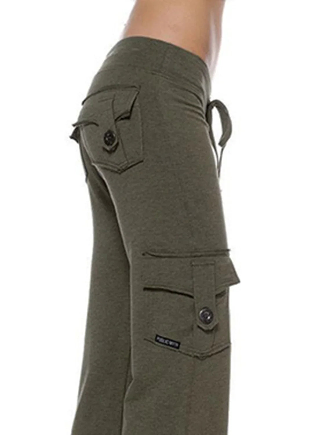 Mid Waist Drawstring Pants With Pockets For Everyday Wear - Southern Shores Clothing