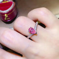 1 Carat Moissanite Sterling Silver Ring Platinum Plated - Southern Shores Clothing