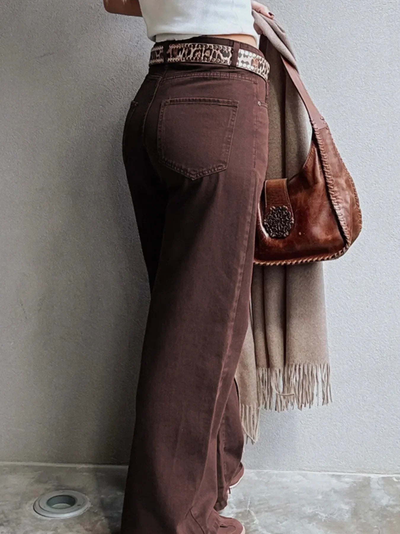 Wide Leg High Waist Denim Jeans For Everyday Comfort - Southern Shores Clothing