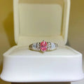 1 Carat Moissanite Sterling Silver Ring With Zircon Accents - Southern Shores Clothing